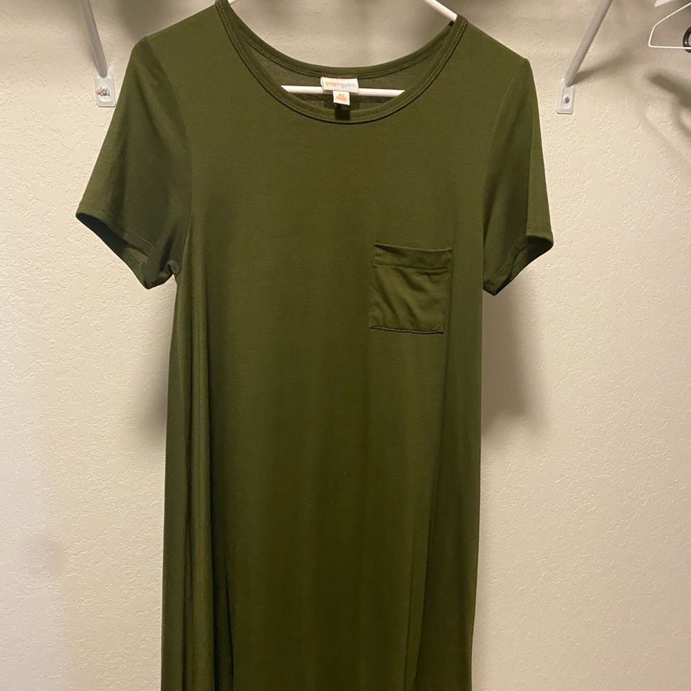 Lularoe High low green dress